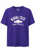 Champion Winona State Ανδρικό T-Shirt Μπλουζάκι – Μωβ – L