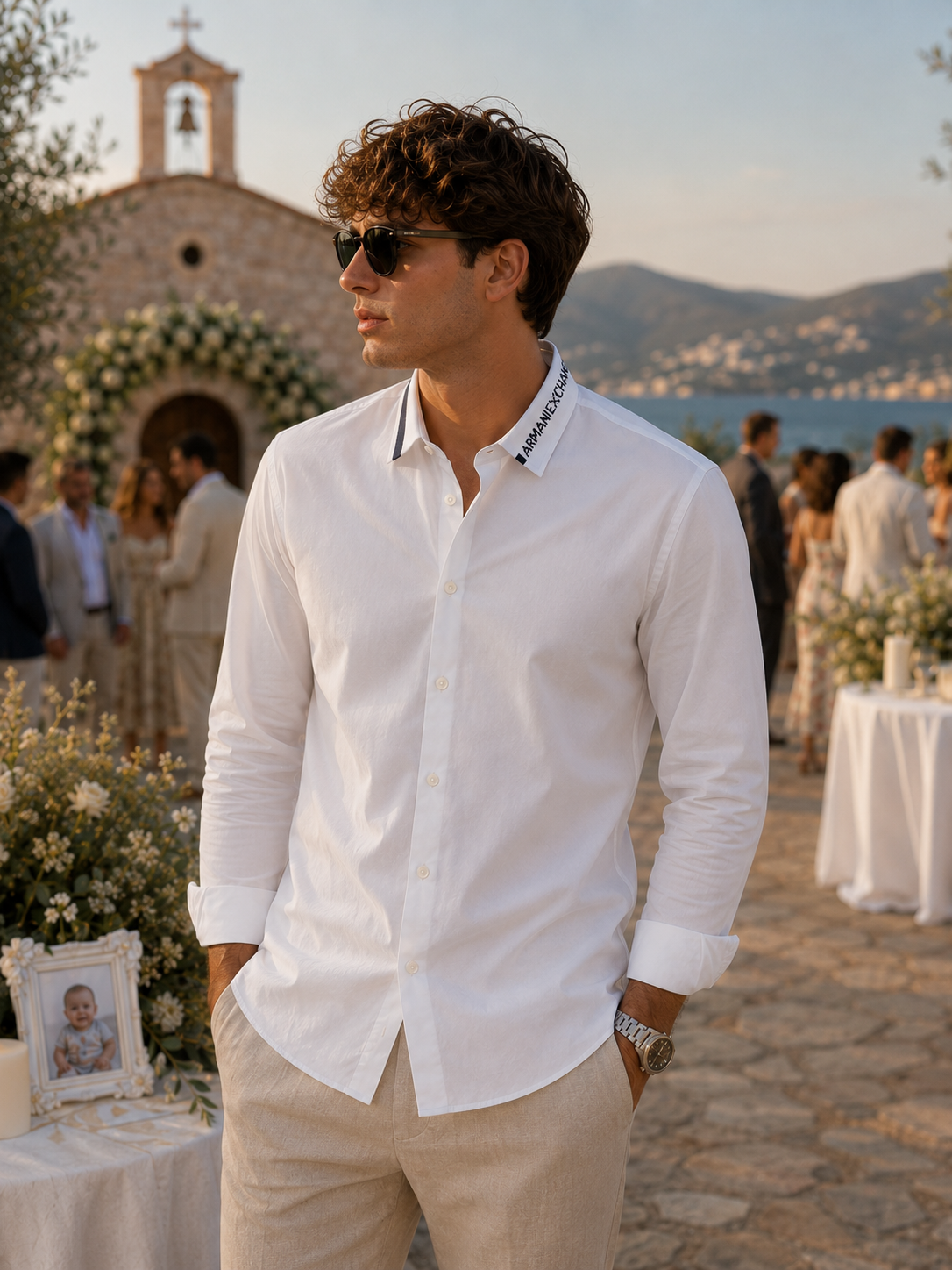 Armani Exchange Ανδρικό Πουκάμισο – Λευκό – L