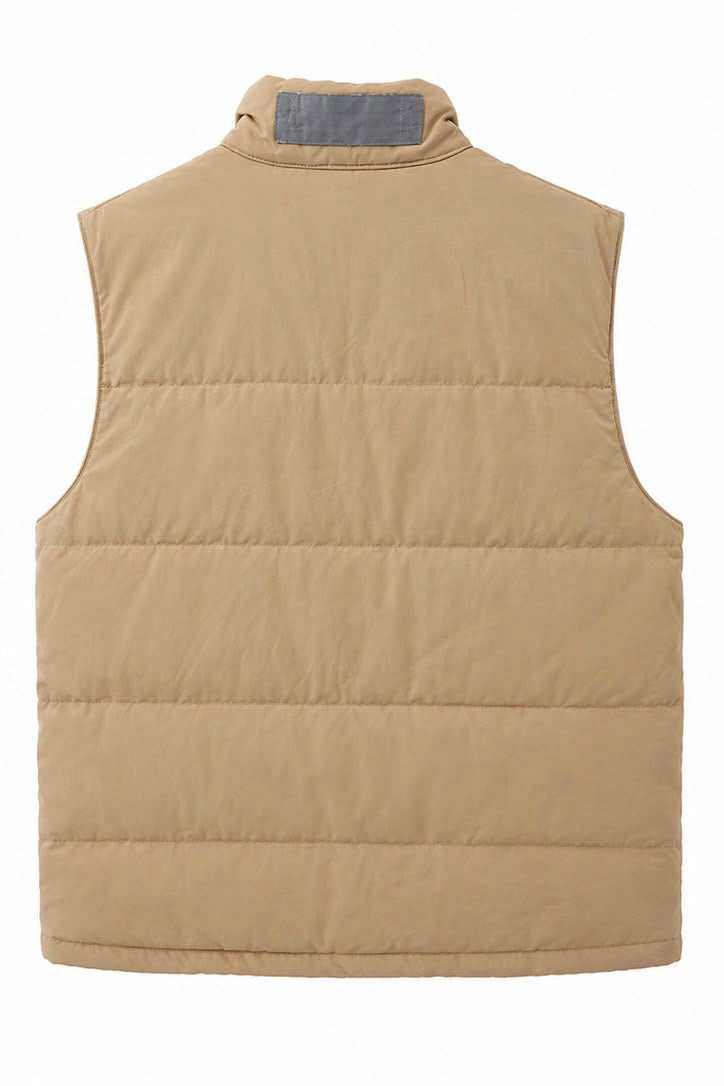 Museum Brave Spirit Ανδρικό Αμάνικο Puffer Γιλέκο Μπεζ-XL