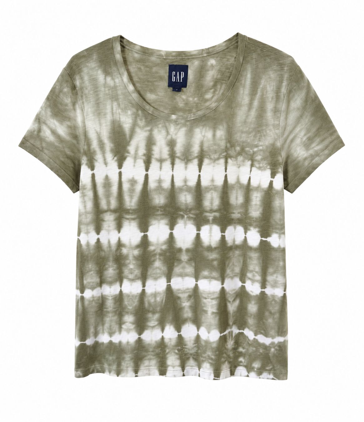 GAP Tie-Dye T-Shirt Χακί / Λευκό-M