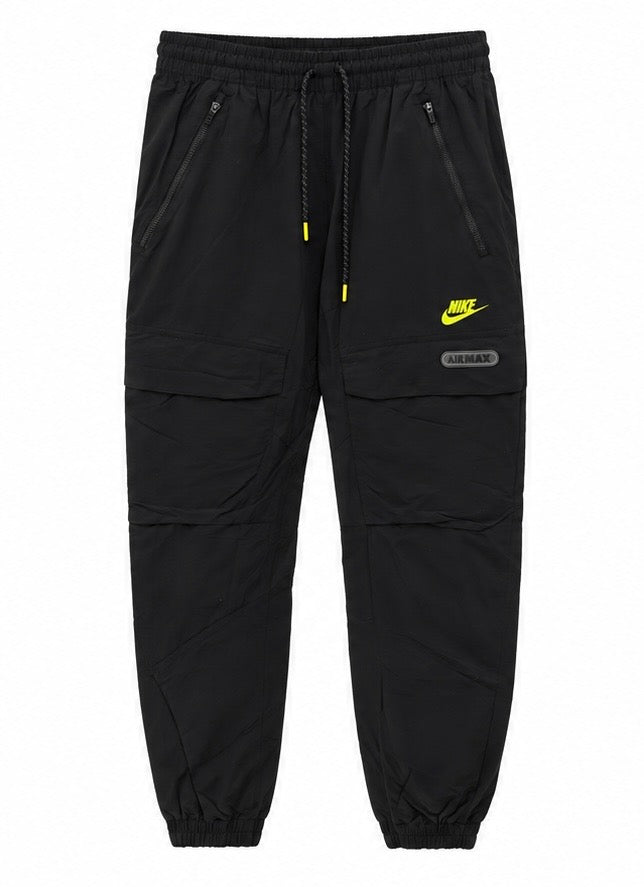 Nike Air Max Ανδρικό Cargo Παντελόνι Φόρμας Μαύρο - L