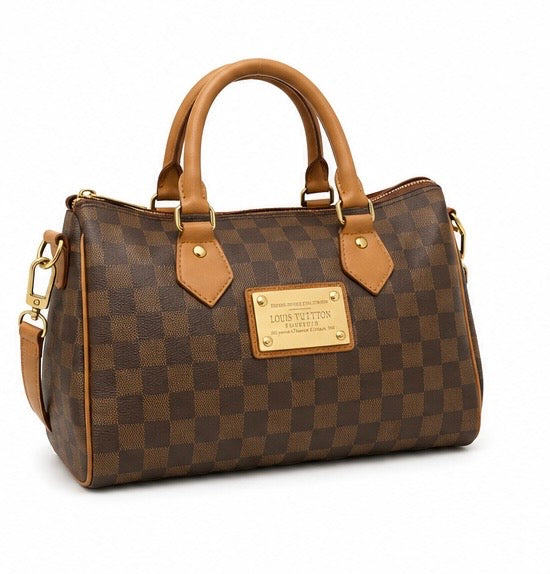 Louis Vuitton Damier Handbag – Brown