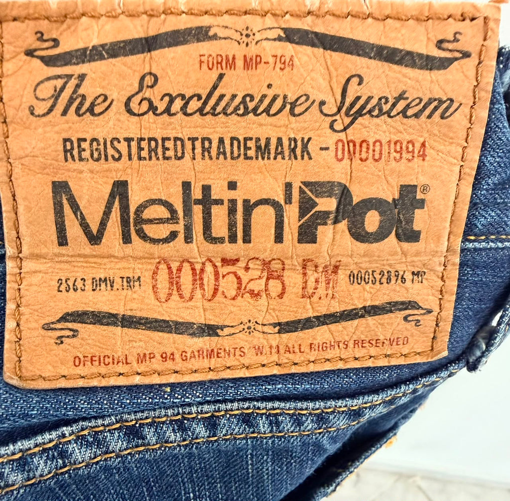 Meltin’Pot Regular Fit Jeans – Blue Denim-W33