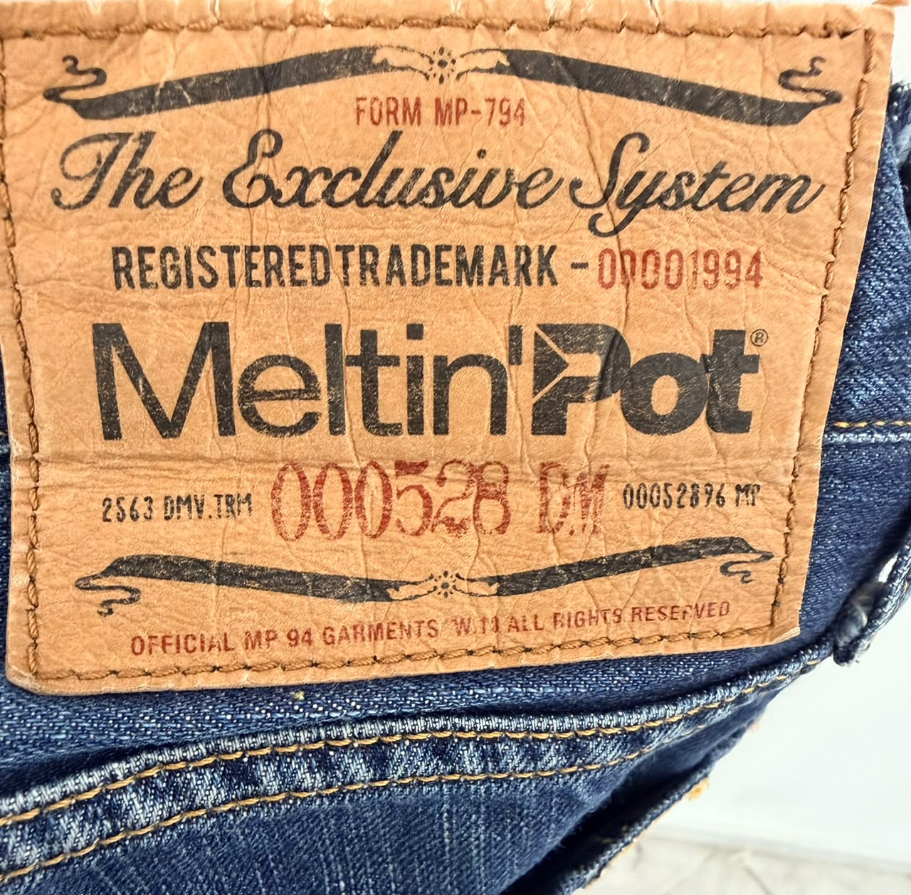 Meltin’Pot Regular Fit Jeans – Blue Denim-W33
