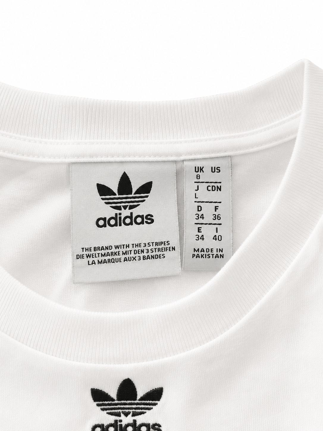 Adidas Originals Women’s Cropped Tank Top – White-XS