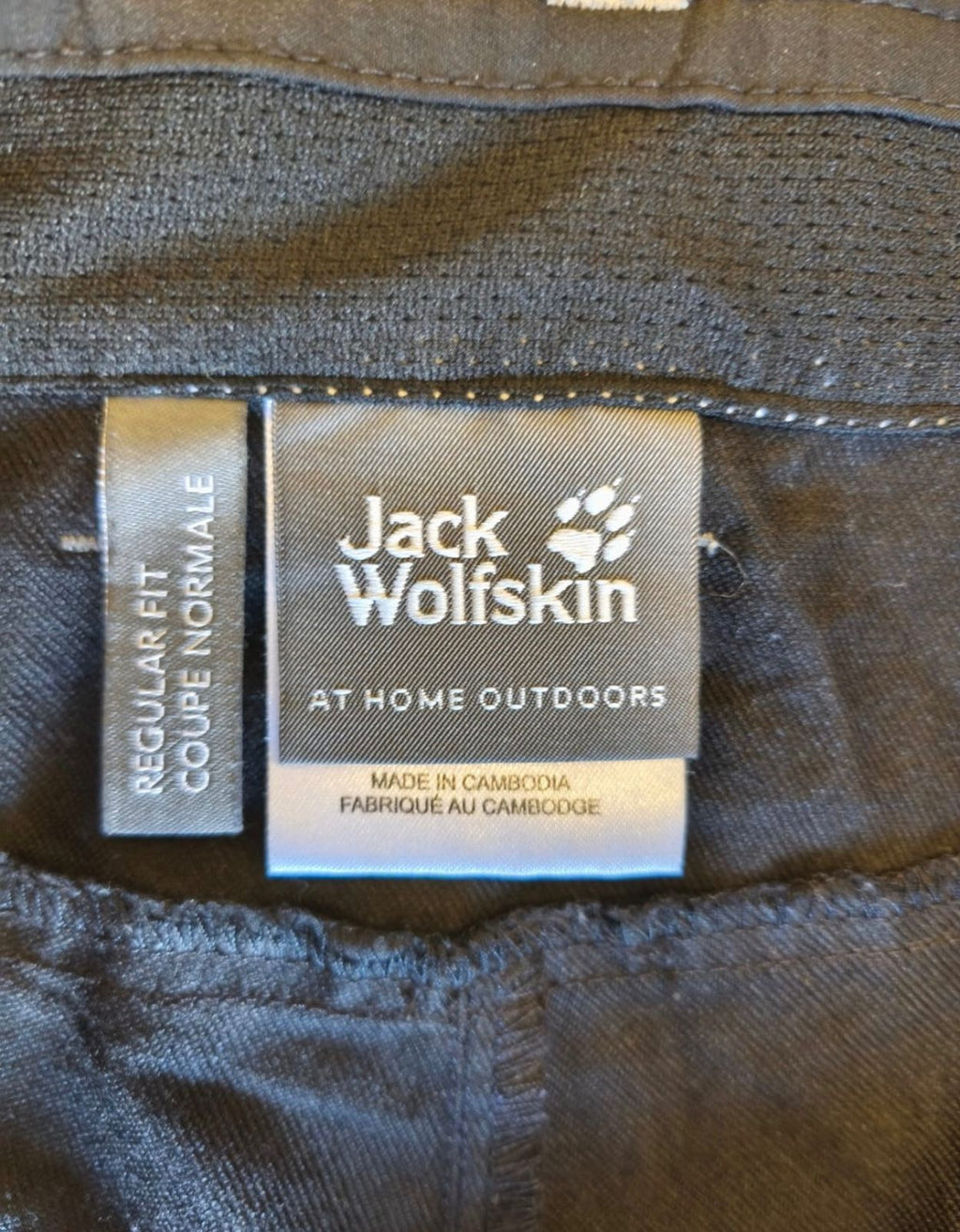 Jack Wolfskin Outdoor Hiking Shorts Μαύρο-XL