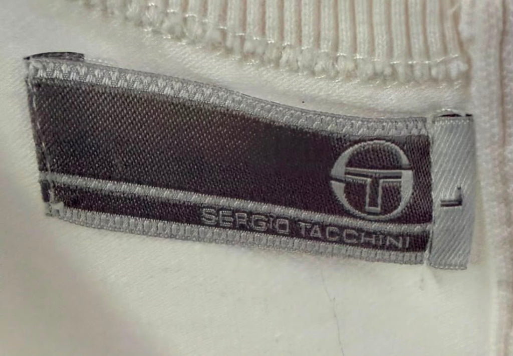 Sergio Tacchini Ανδρική Αμάνικη Μπλούζα Λευκή – L