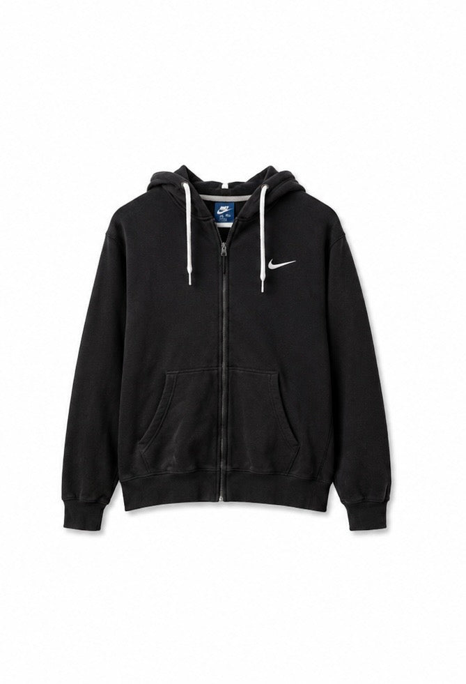 Nike Ανδρική Ζακέτα Φούτερ με Κουκούλα – Μαύρη – M