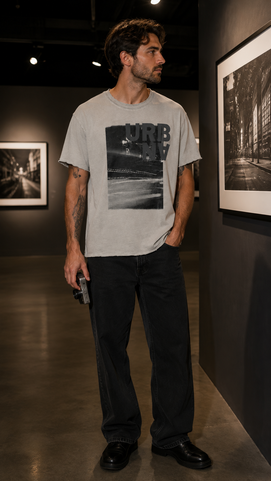 Melting Pot Ανδρικό T-Shirt Μπλουζάκι – Γκρι – XXL