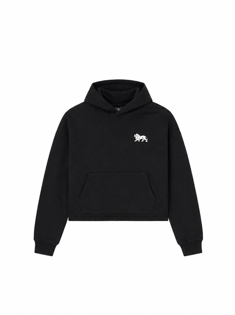 Lonsdale Γυναικείο Φούτερ με Κουκούλα – Μαύρο – M