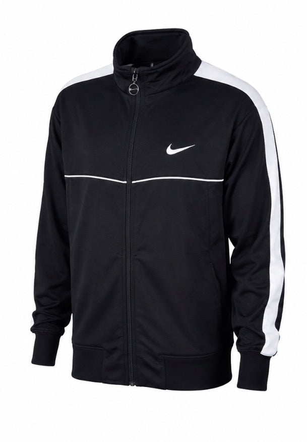 Nike Track Jacket Μαύρο / Λευκό Full Zip-L