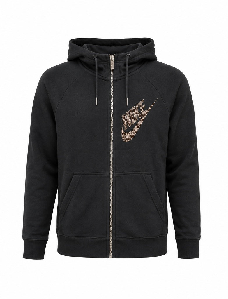 Nike Ανδρική Ζακέτα με Κουκούλα – Μαύρο – S