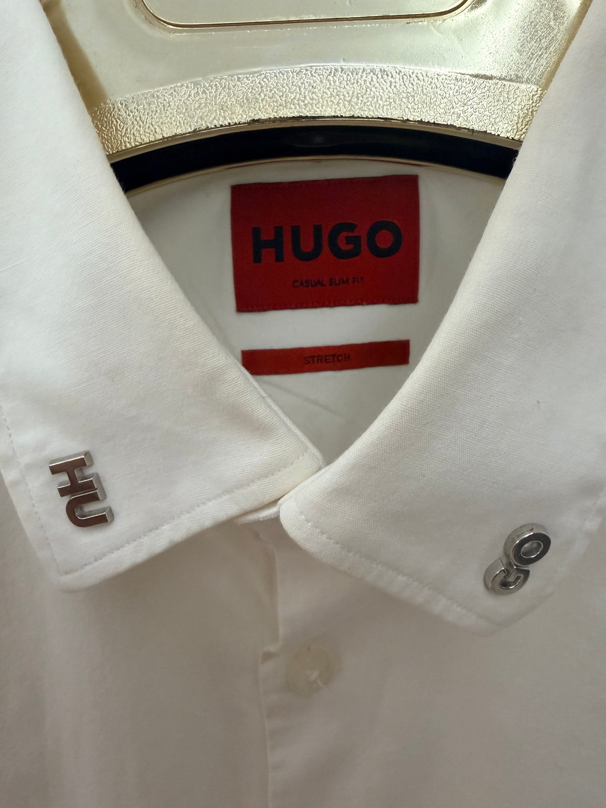 HUGO Ανδρικό Πουκάμισο – Λευκό – L