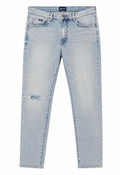 GAS Light Wash Distressed Jeans-L