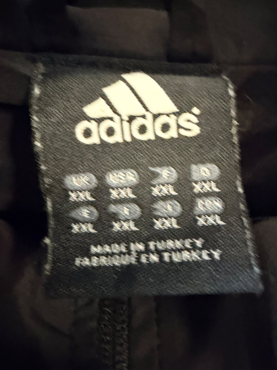 Adidas Vintage Windbreaker Jacket – Black-XXL