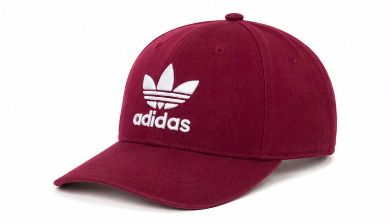 adidas Originals Trefoil Baseball Cap – Burgundy