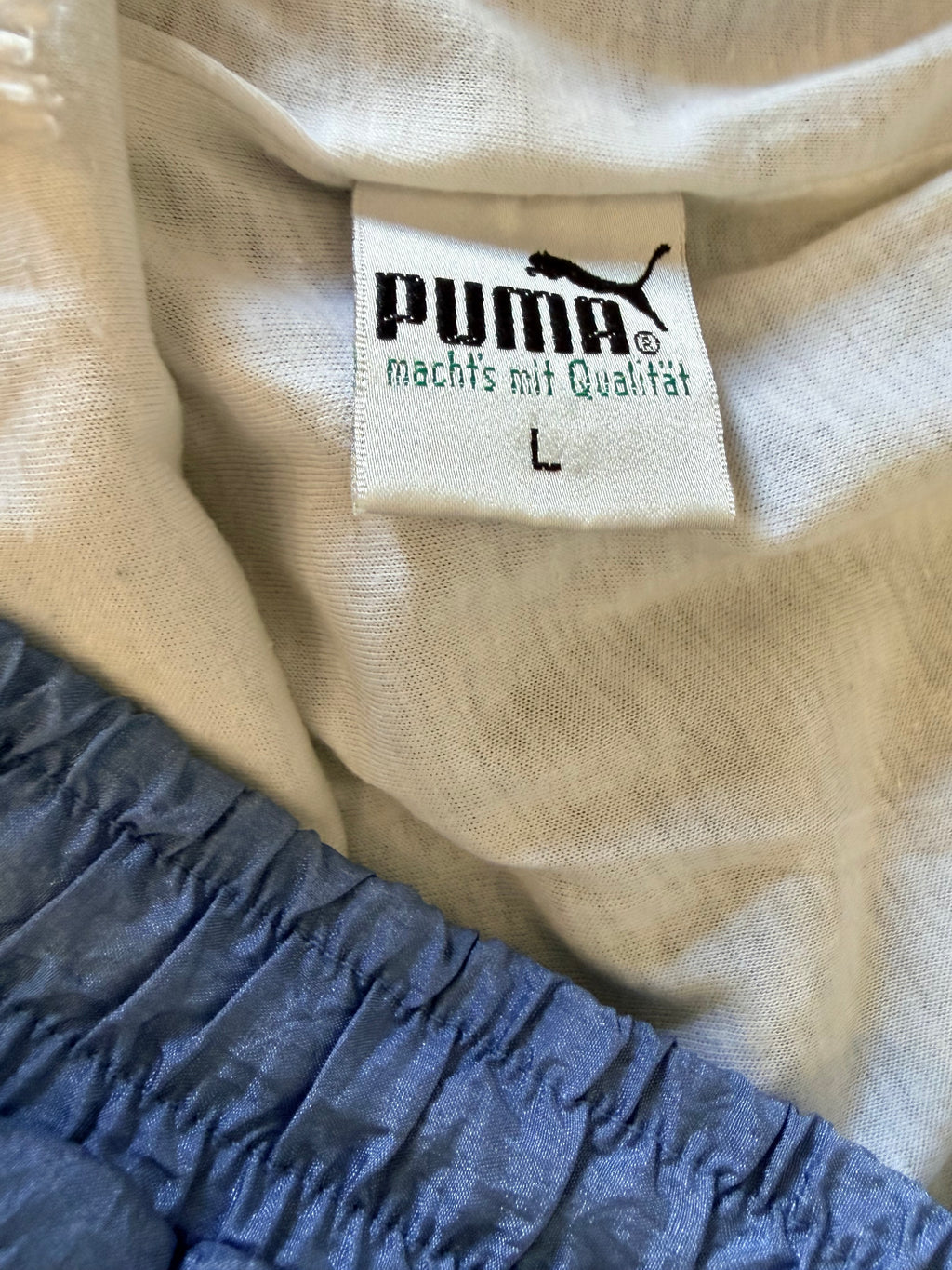 PUMA Vintage Windbreaker Track Pants-L
