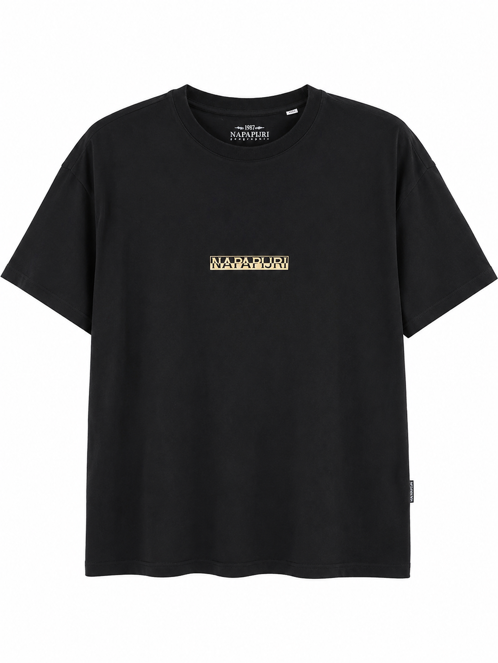 Napapijri Μαύρο Top Γυνεκείο με Κεντημένο Logo-M