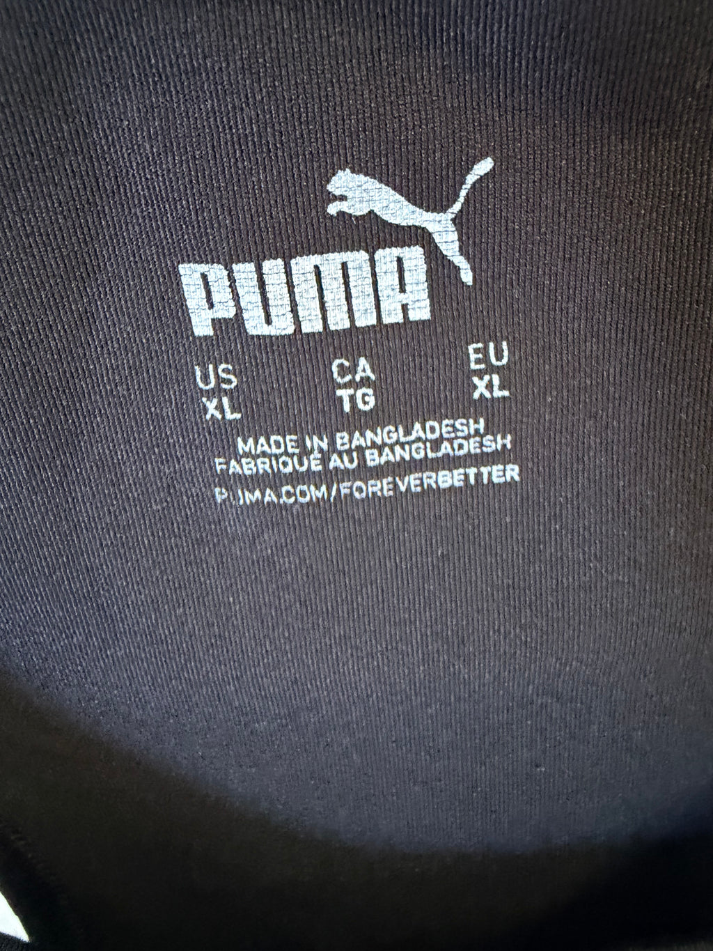Puma Μαύρο Αθλητικό Tank Top-XL