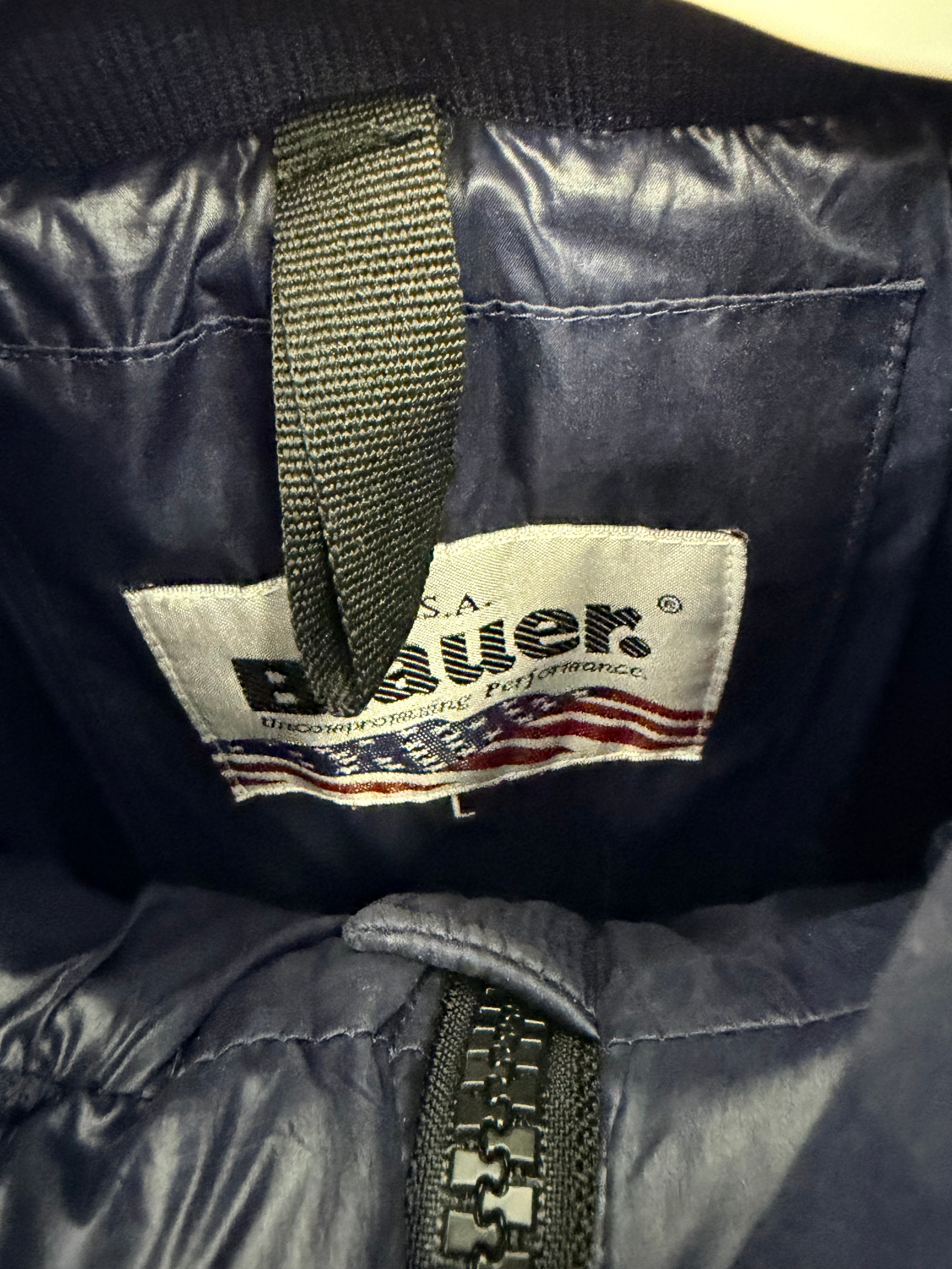Blauer USA Women’s Long Puffer Jacket – Navy Blue-L