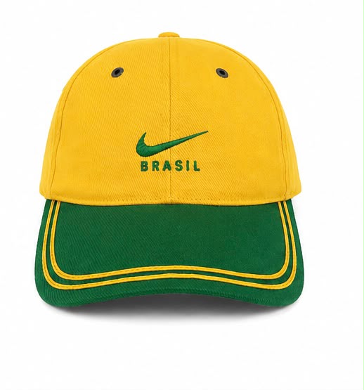Nike Brasil Καπέλο Baseball Cap – Κίτρινο/Πράσινο