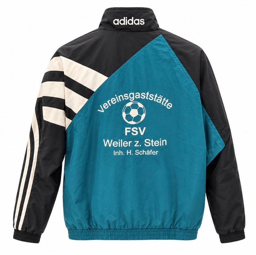 Adidas Ανδρικό Μπουφάν Μαύρο Τιρκουάζ – XL