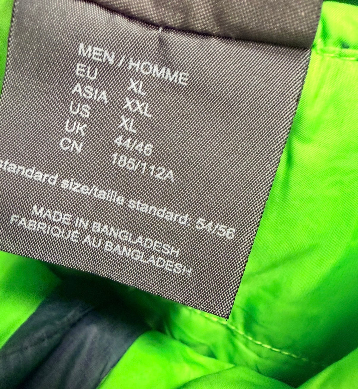 Jack Wolfskin Ανδρικό Puffer Μπουφάν – Γκρι/Πράσινο –  XL
