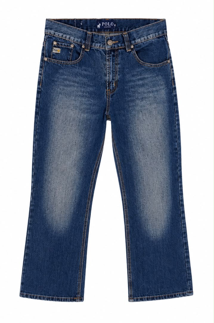 Polo Company Ανδρικό Τζιν Παντελόνι Μπλε – 36