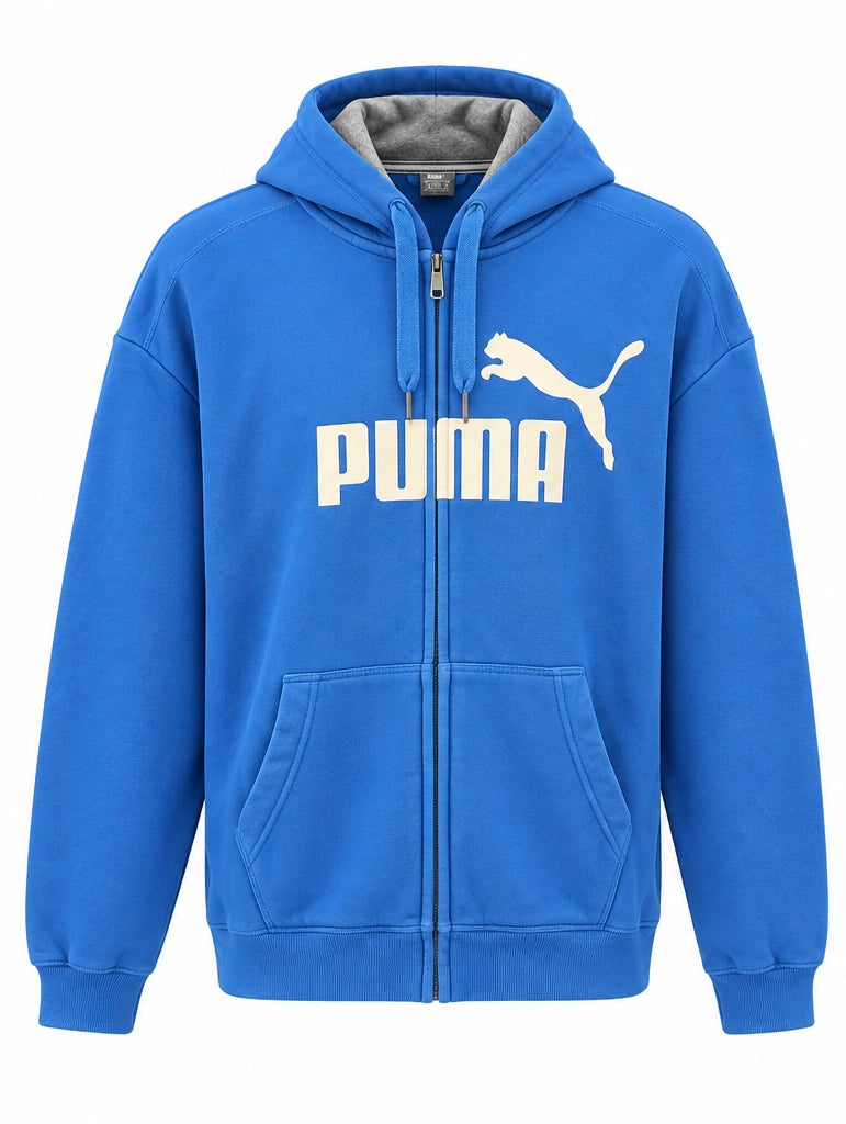 Puma Ανδρική Ζακέτα Μπλε – XL