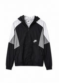 Nike Ανδρικό Αντιανεμικό Μπουφάν με Κουκούλα – Μαύρο/Λευκό/Γκρι – L