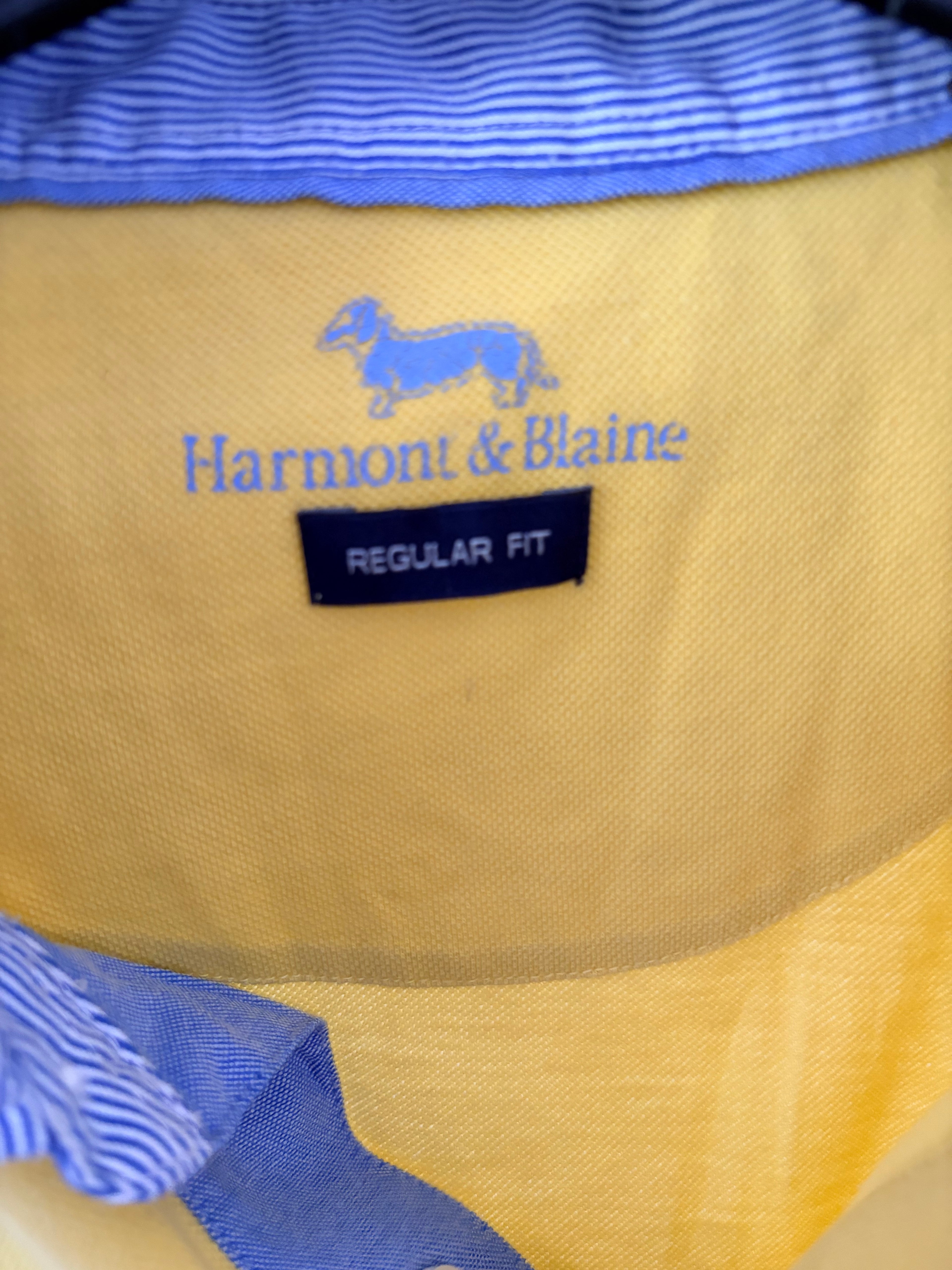 Harmont & Blaine Ανδρικό Polo – Κίτρινο-XL