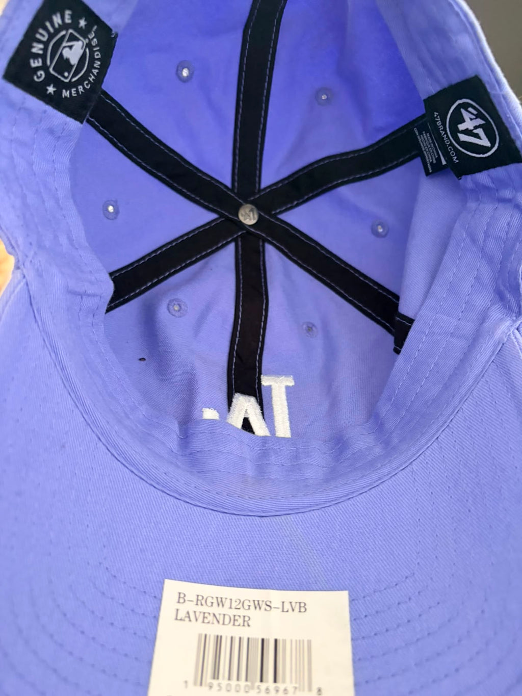 ’47 Los Angeles Dodgers MLB Baseball Cap – Lavender