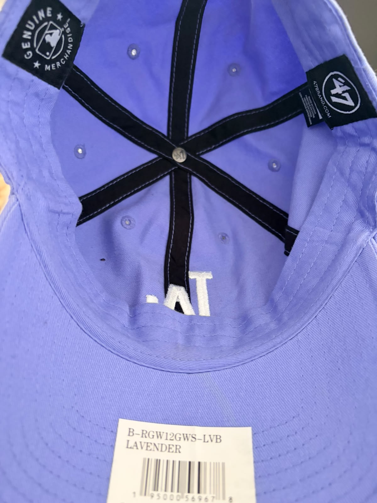 ’47 Los Angeles Dodgers MLB Baseball Cap – Lavender