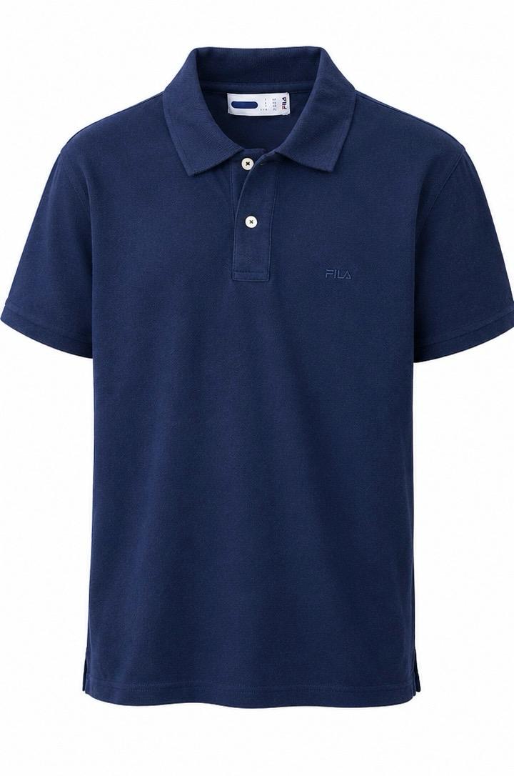 FILA Vintage Polo Shirt – Navy Blue – XL