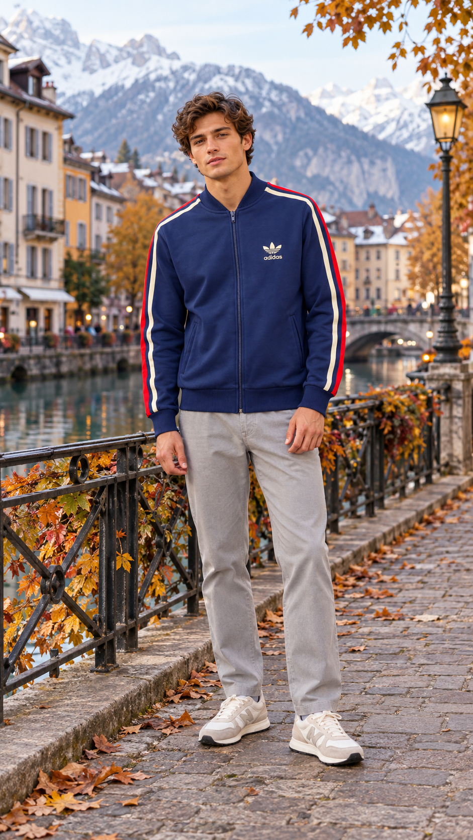 Adidas Originals Ανδρική Ζακέτα – Μπλε - M