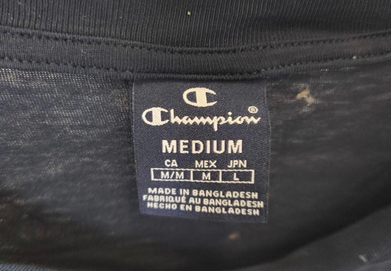 Champion Navy Blue Γυναικείο T-Shirt-M