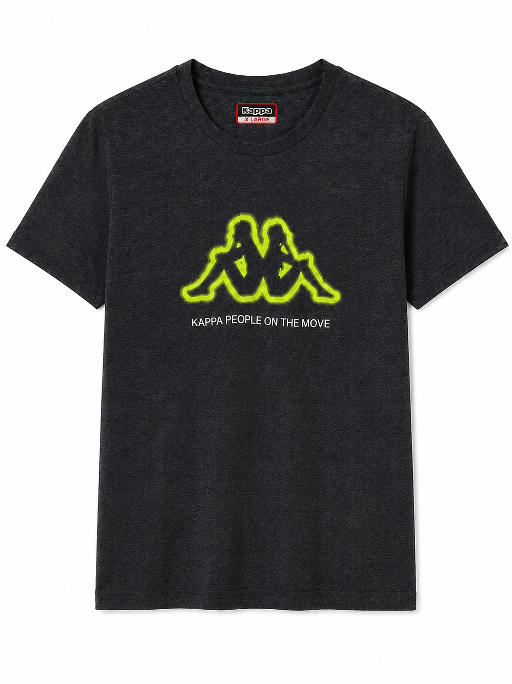Kappa Graphic T-Shirt – Dark Grey-XL
