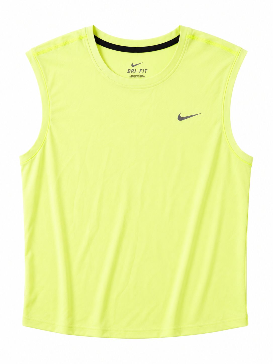 Nike Dri-FIT Sleeveless Training Top – Volt Yellow-M