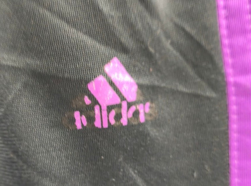 Adidas Ανδρικό Παντελόνι Φόρμας – Μαύρο/Μωβ – XL