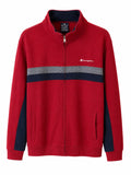 Champion Full Zip Sweatshirt – Red / Navy-2XL