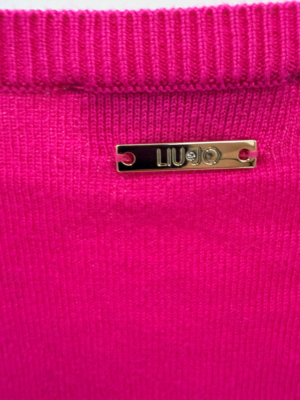 Liu Jo Ruffle Cardigan – Fuchsia Pink-L