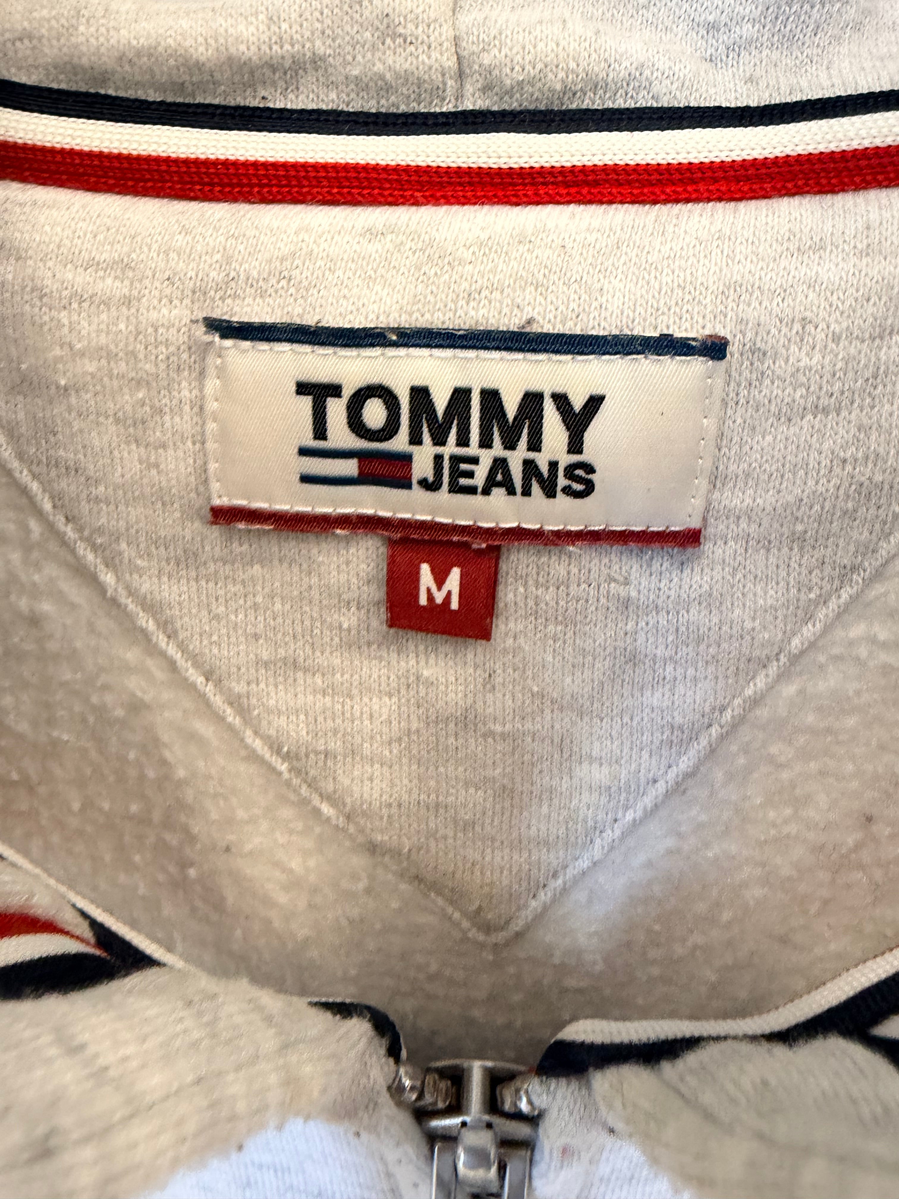Tommy Jeans Γκρι Ζακέτα Hoodie-M