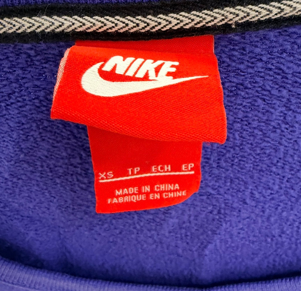 Nike Γυναικείο Φούτερ – Μπλε / Lime – XS