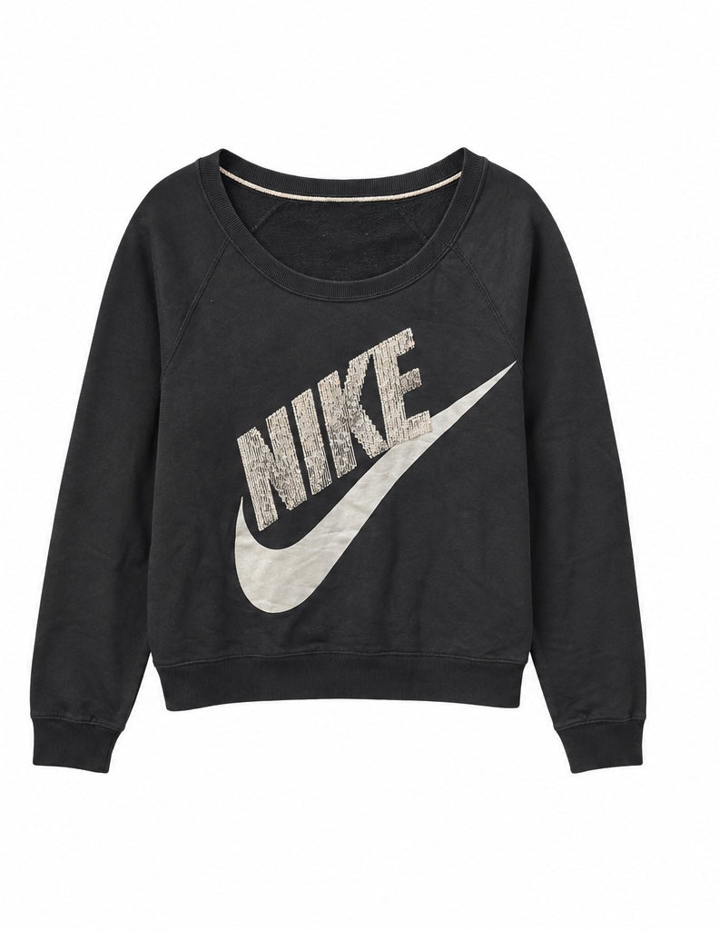 Nike Γυναικείο Φούτερ Μπλουζάκι – Μαύρο – L
