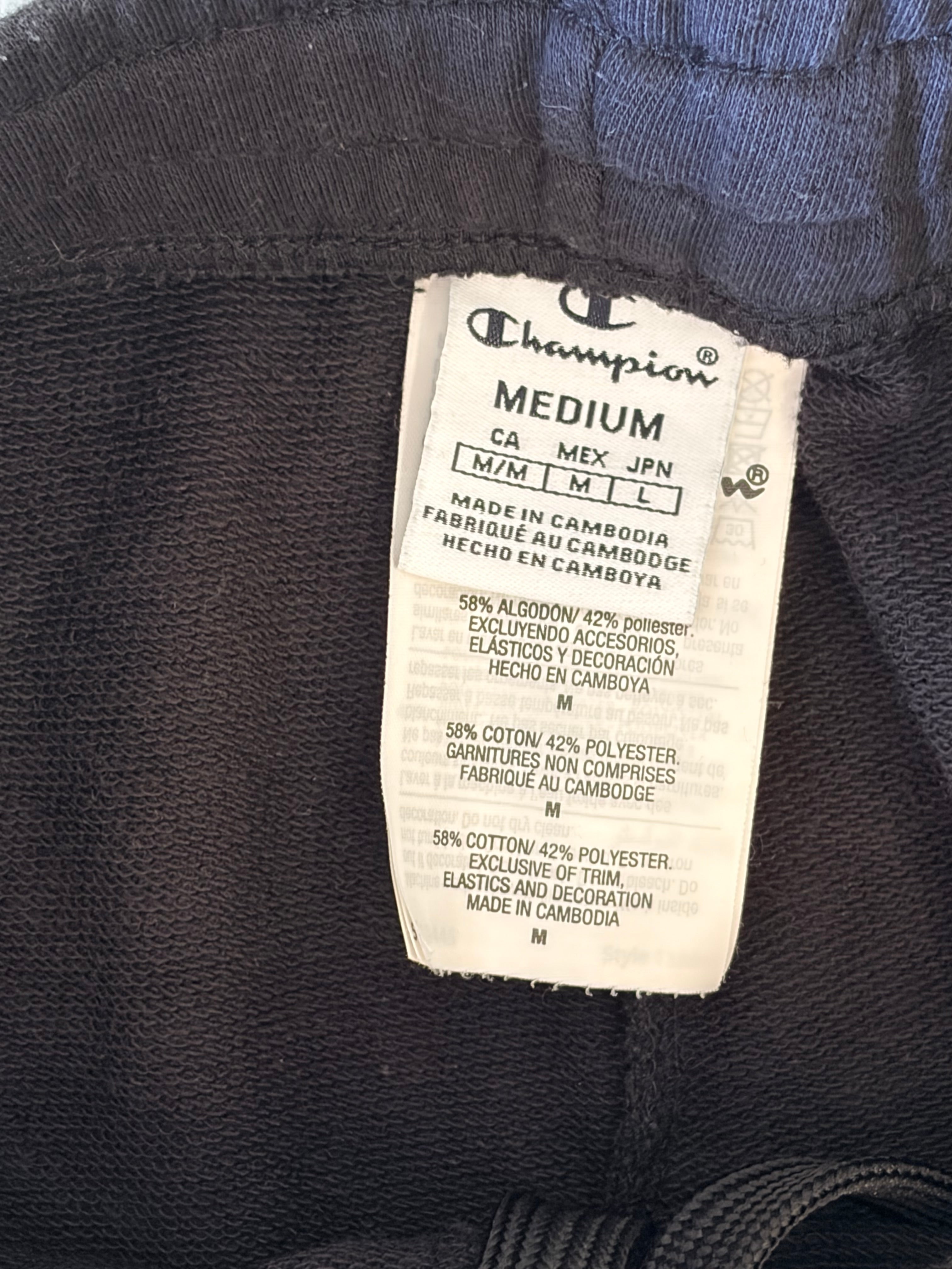 Champion Black Sweatpants-M