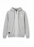 New Balance Ανδρική Ζακέτα Φούτερ με Κουκούλα – Γκρι – XL