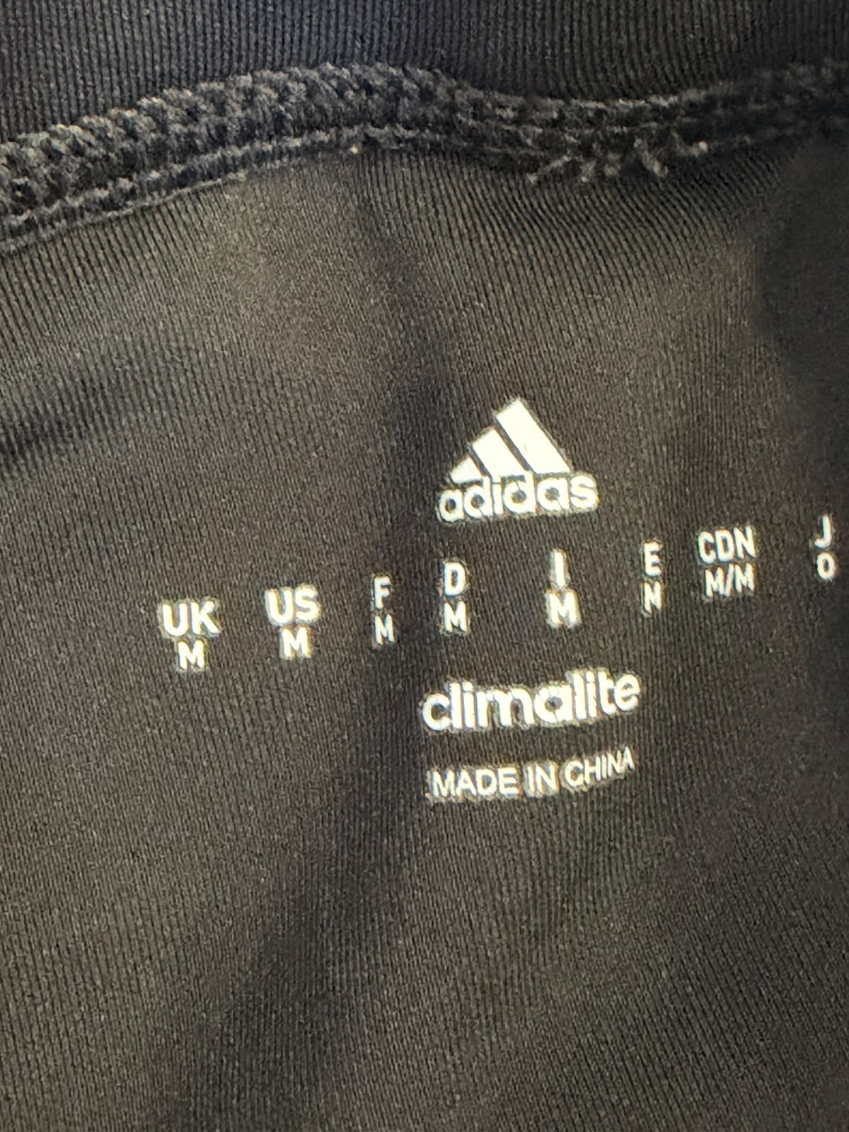 Adidas Training Pants – Black/Blue-M