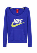Nike Γυναικείο Φούτερ – Μπλε / Lime – XS