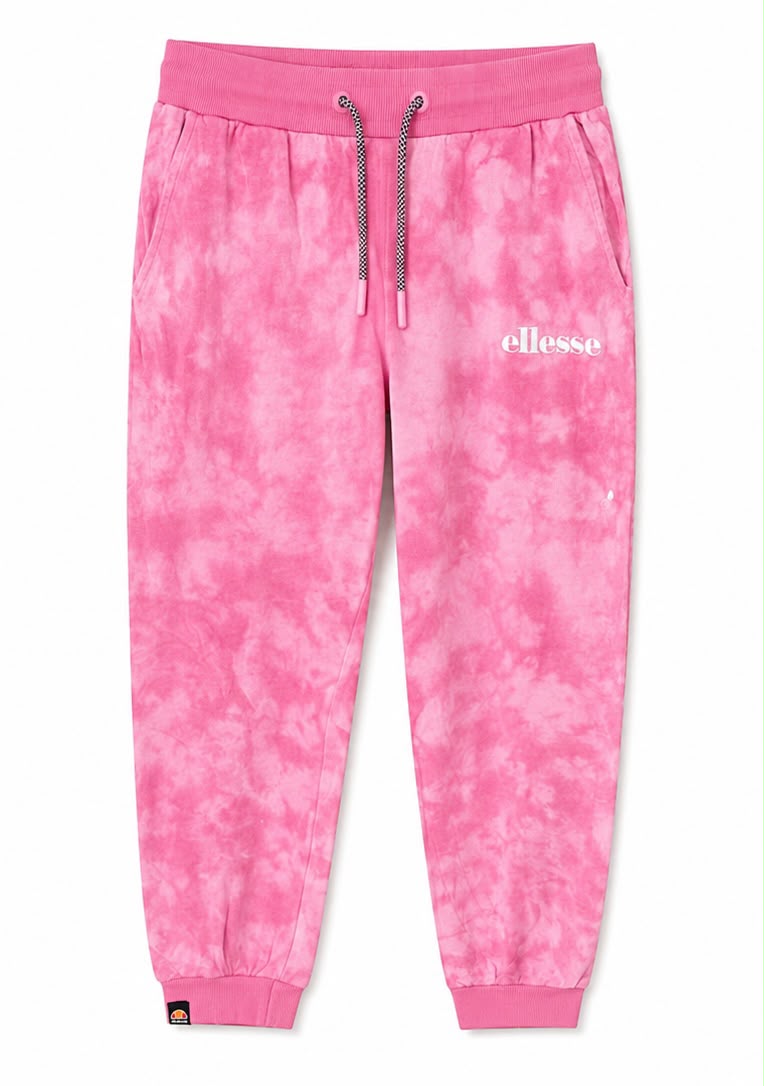 Ellesse Γυναικείο Παντελόνι Φόρμας Tie-Dye Ροζ -M