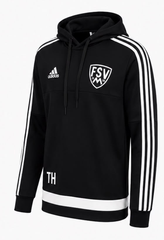 Adidas FSV Hoodie Μαύρο με Κουκούλα (S)